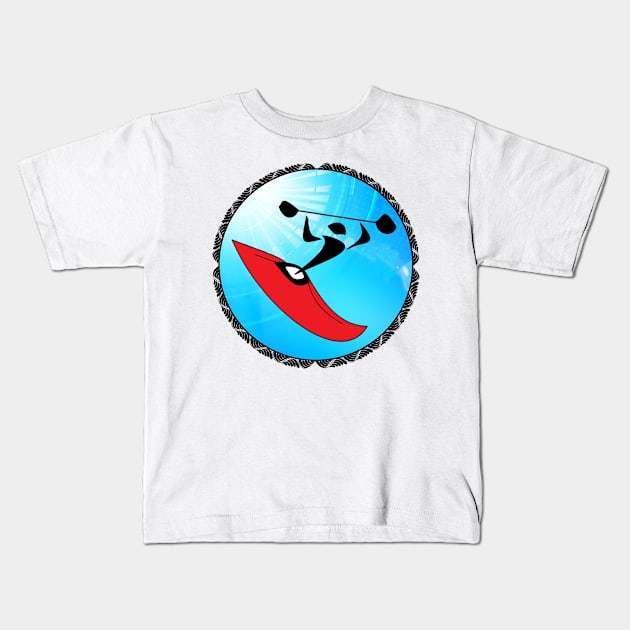 Kayak Glory Kids T-Shirt by AROJA